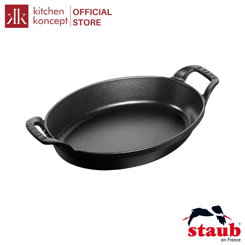 KHAY OVAL STAUB MÀU ĐEN