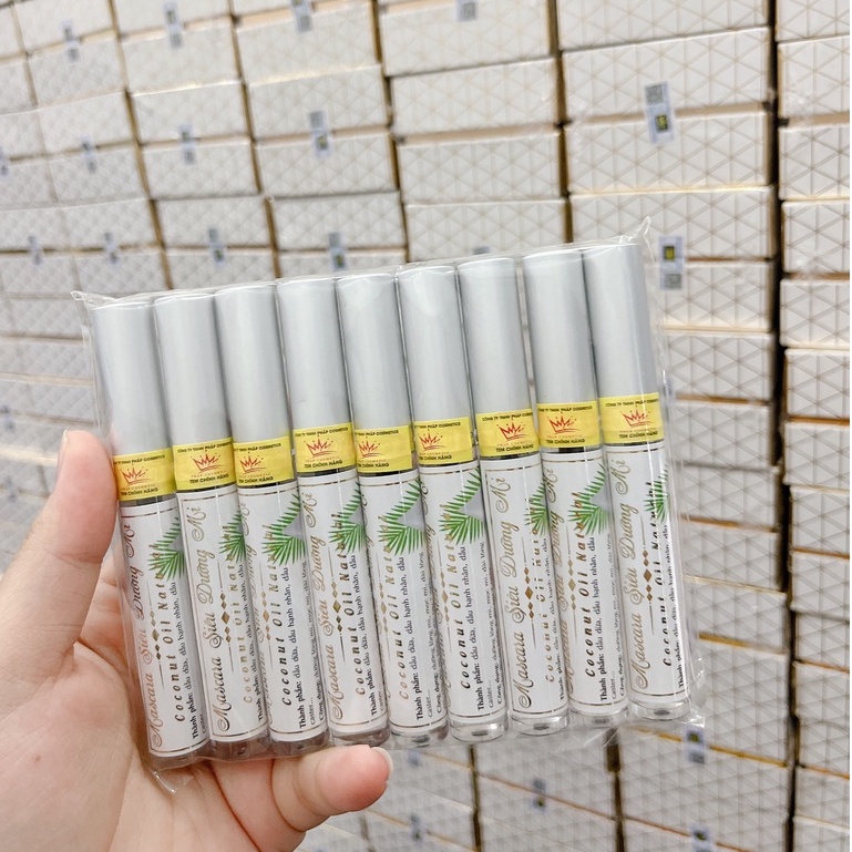 Mascara Dưỡng Mi Dầu Dừa Nguyên Chất Kích Thích Mi Mọc Dày & Dài Hơn Pháp Cosmetic