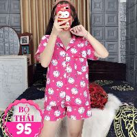 SET BỘ PIJAMA KATE THÁI ĐÙI HÌNH DORAEMON