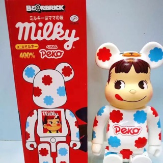[CÓ SẴN][Ảnh tự chụp] Bearbrick Peko Milky Hoa 400%