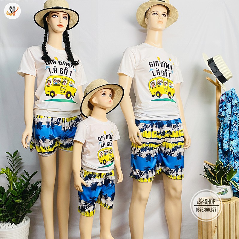 Quần đi biển nổi bật cho gia đình, hội nhóm, cặp đôi - Vải gió mềm mịn nhanh khô (QDB205) | BigBuy360 - bigbuy360.vn