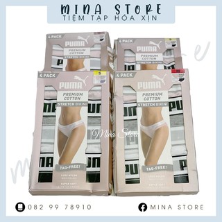 Quần lót nữ puma - 1 pack 4 quần