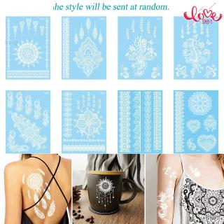 Hình xăm dán tạm thời chống thấm nước màu trắng