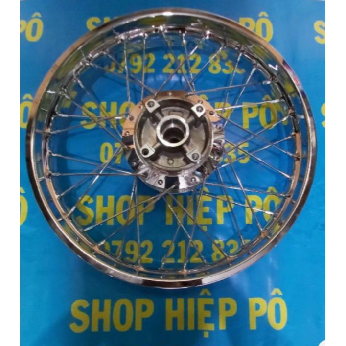 BÁNH CĂM EXCITER 135  NIỀNG SẮT UNIONVD ĐÙM MA CRÔM ĐÃ RÚT CĂM SẴN GẮN VỪA NHƯ ZIN KHÔNG CHẾ