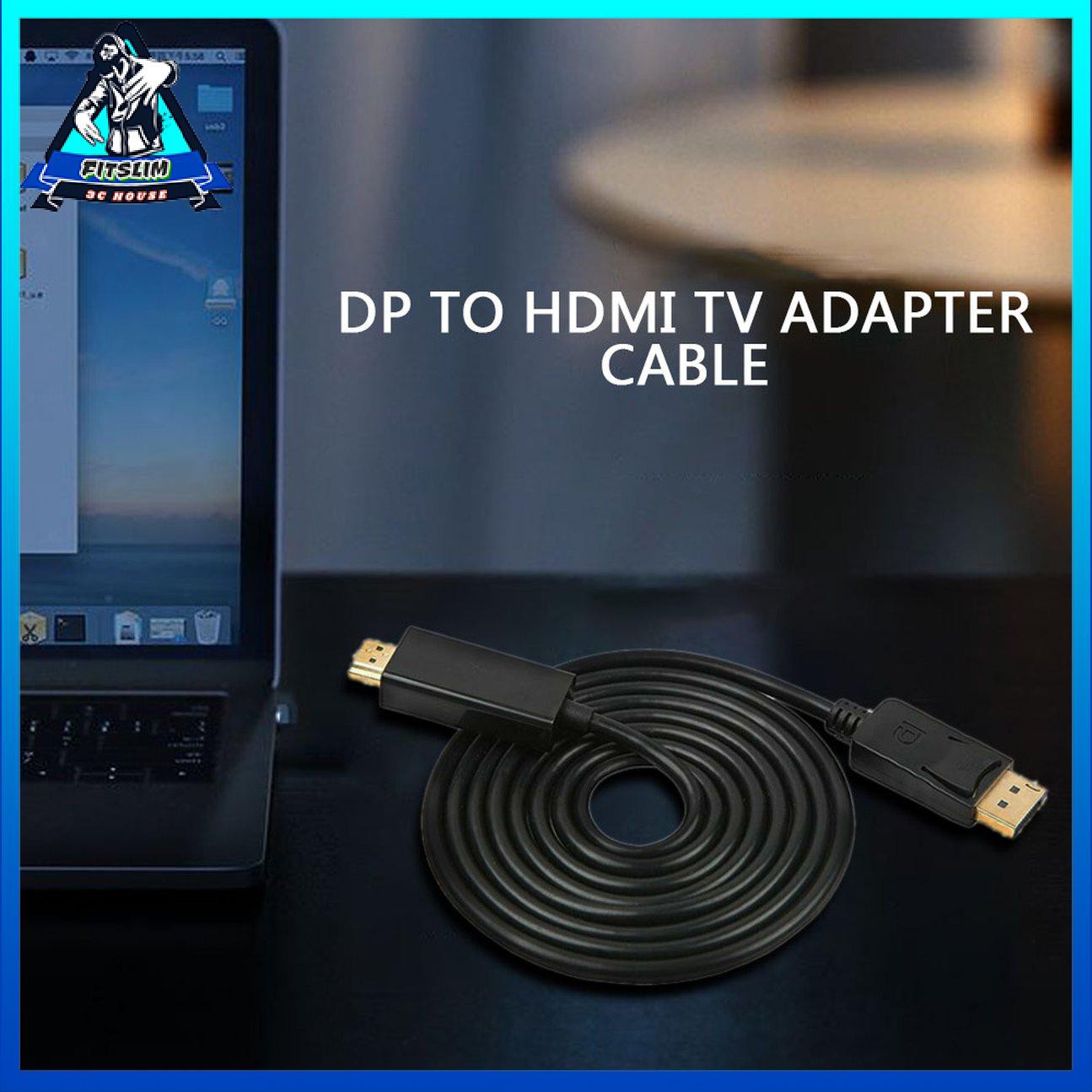 Dây cáp chuyển đầu 6FT DisplayPort DP sang HDMI 1.8 mét siêu dài