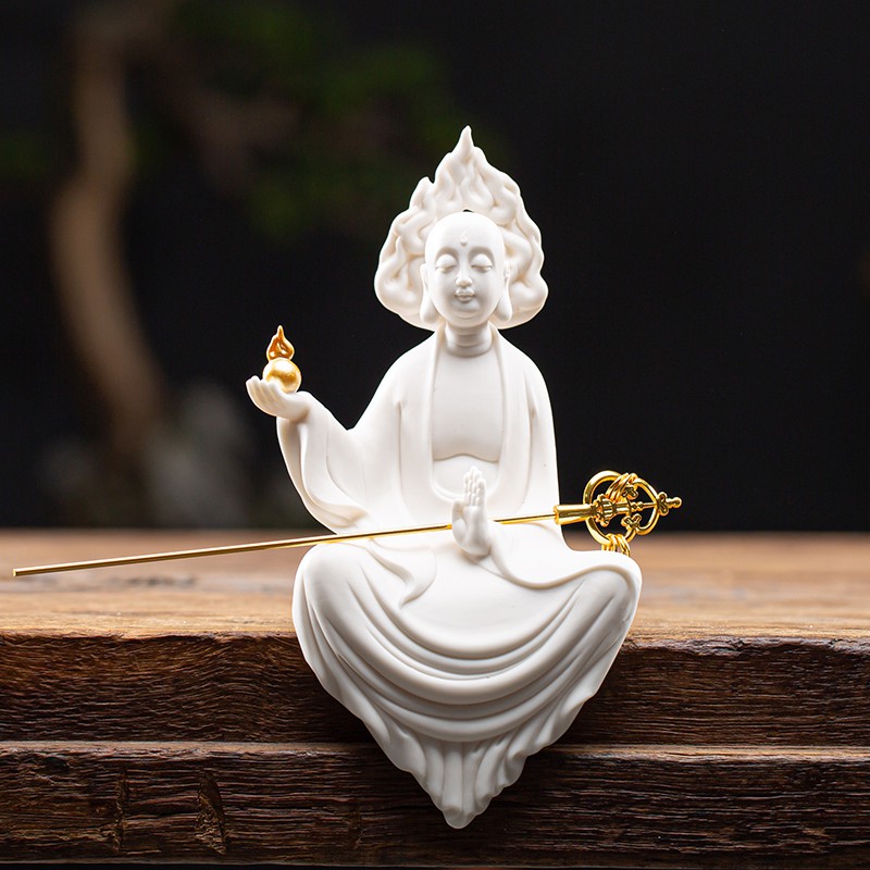 Tượng Phật Bằng Gốm Sứ Dùng Trang Trí Phòng Ngủ | BigBuy360 - bigbuy360.vn
