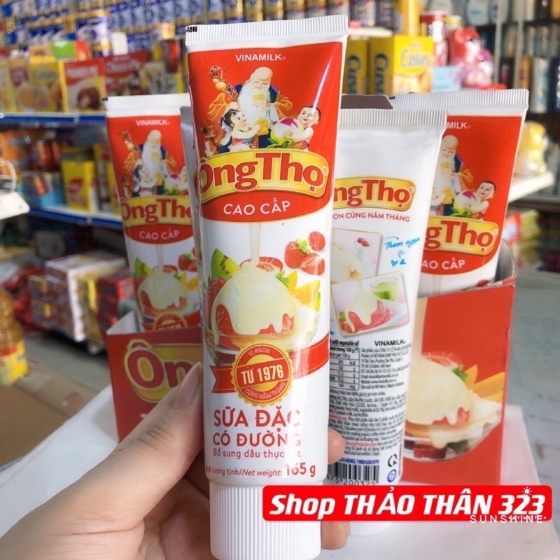 T05/2024- Sữa Đặc Ông Thọ Có Đường Vinamilk Tuýp 165g