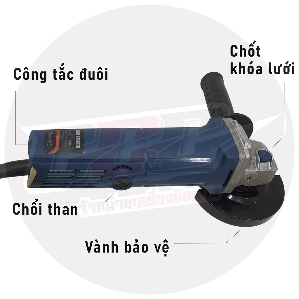 Máy mài cầm tay dùng gia đình 9525 công suất 850w - tặng 1 lưỡi cắt sắt