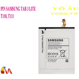Pin samsung galaxy tab 3 lite/ tab 3v - t110,t111, t116 dung lượng 3600mah zim máy - bảo hành đổi mới