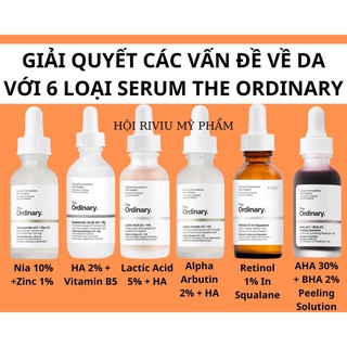 Tinh chất The ordinary các loại
