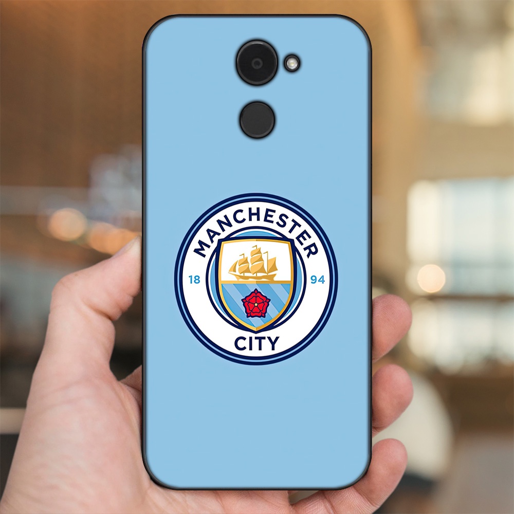 Ốp lưng Huawei Y7 Prime viền đen in hình Manchester City MC