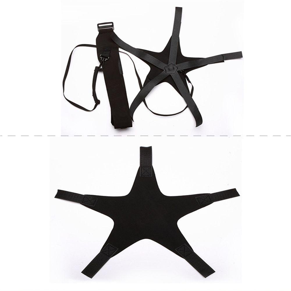 Dây Đai Co Giãn Hỗ Trợ Luyện Tập Đá Bóng VANES1 Màu Đen