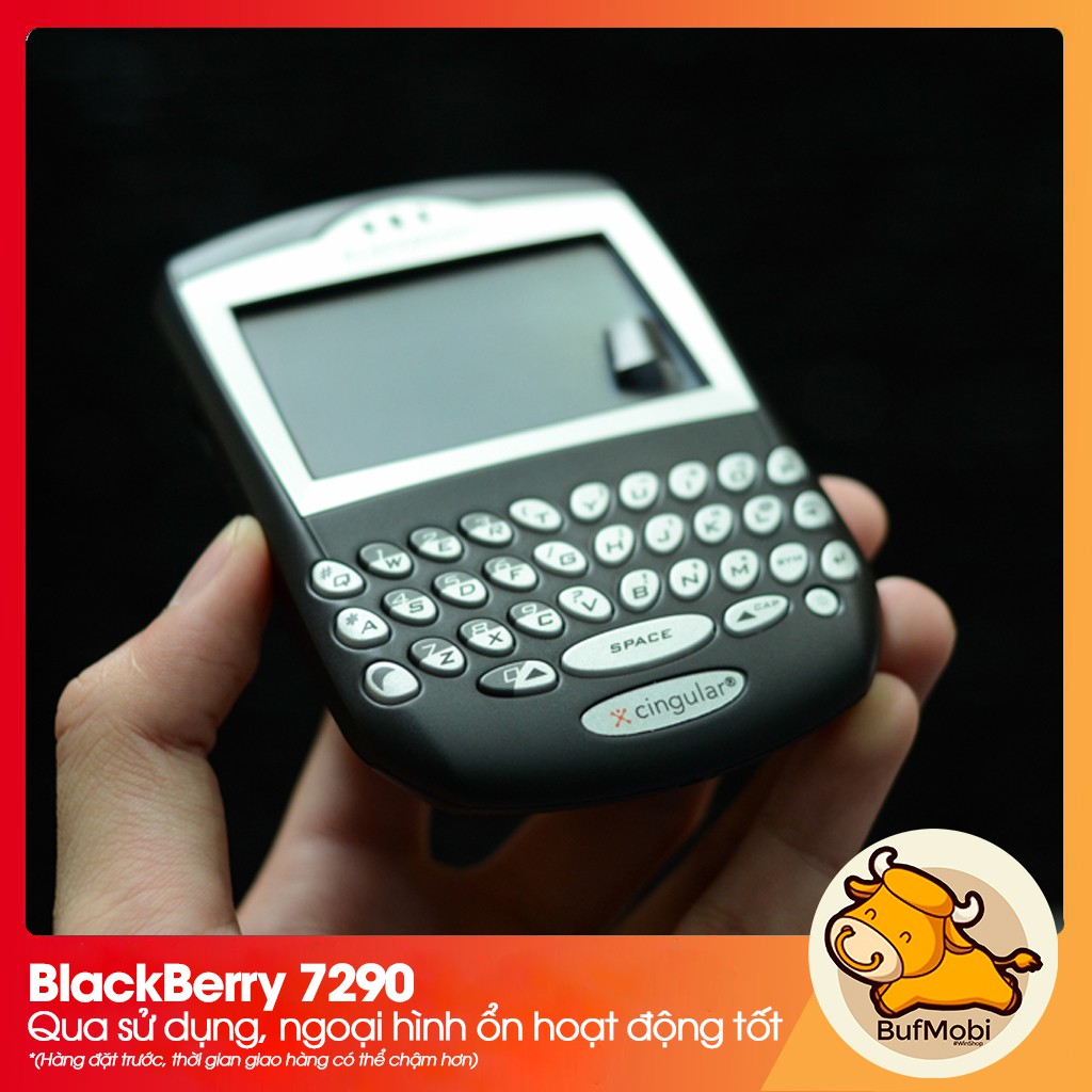 Blackberry 7290 Likenew, đẹp theo năm tháng, trải nghiệm tuyệt vời cho người đam mê yêu hoài cổ