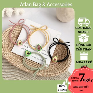 Dây buộc tóc nữ ⚡FREESHIP⚡ Dây chun buộc tóc hình BƠ (1 chiếc)