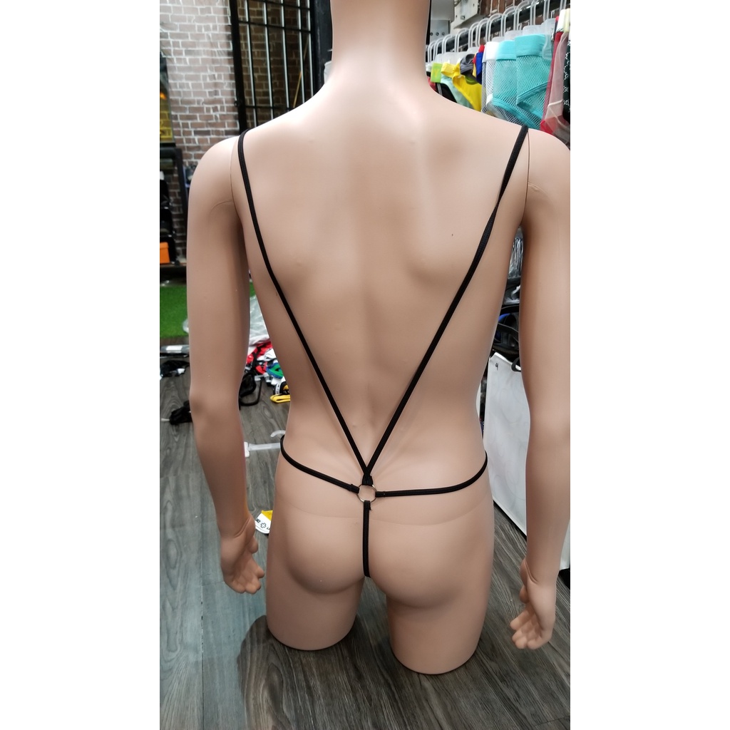 [free ship 50k + che tên đơn hàng] quần lót nam, quần lót dây áo liền quần hở mông sexy (hình chụp tại shop)
