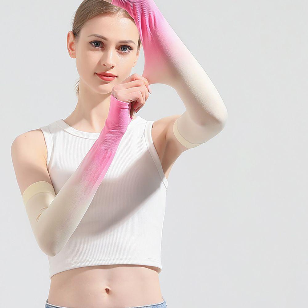 Ống Tay Áo Dài Co Giãn Dễ Thương Dành Cho Nam Nữ Chạy Bộ Câu Cá