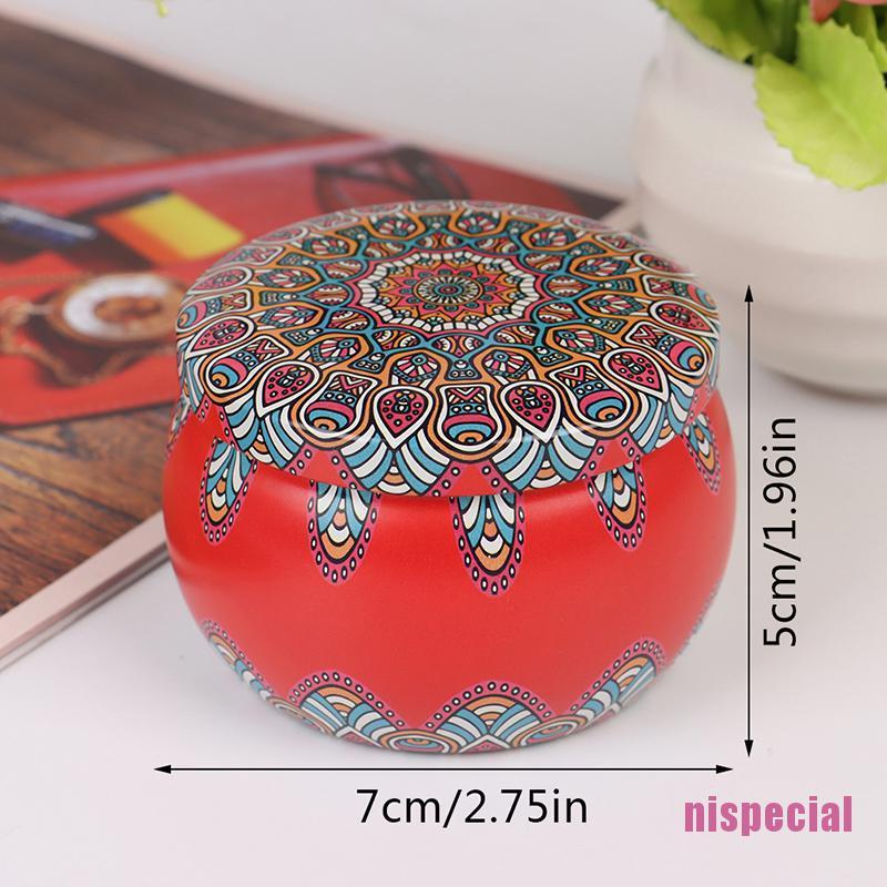 Hộp Thiếc Đựng Nến Thơm Tự Nhiên Trang Trí Nhà Cửa / Ngoài Trời