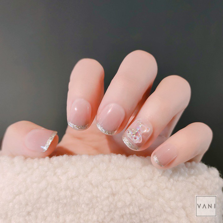 Phụ Kiện Nail Charm Hình Con Gấu Trong Suốt Trang Trí Móng Tay Làm Nails Cực Xinh - Vani Store