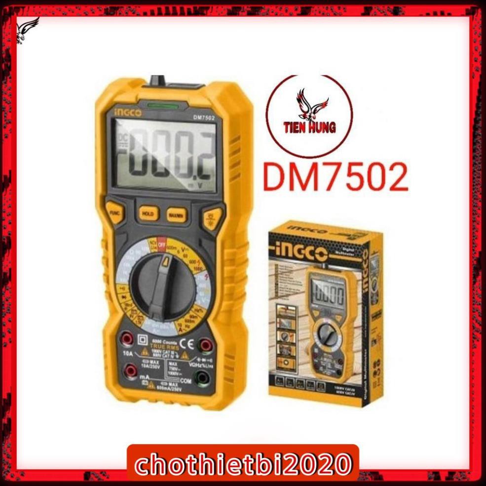 Đồng hồ vạn năng kỹ thuật số Ingco DM7502