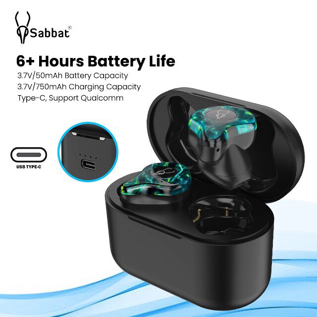 Tai nghe Sabbat X12 Ultra Dream stone Sạc không dây - Tai nghe bluetooth cao cấp