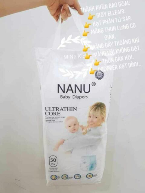 Bỉm quần NANU combo 100c size M/L/XL/XXL