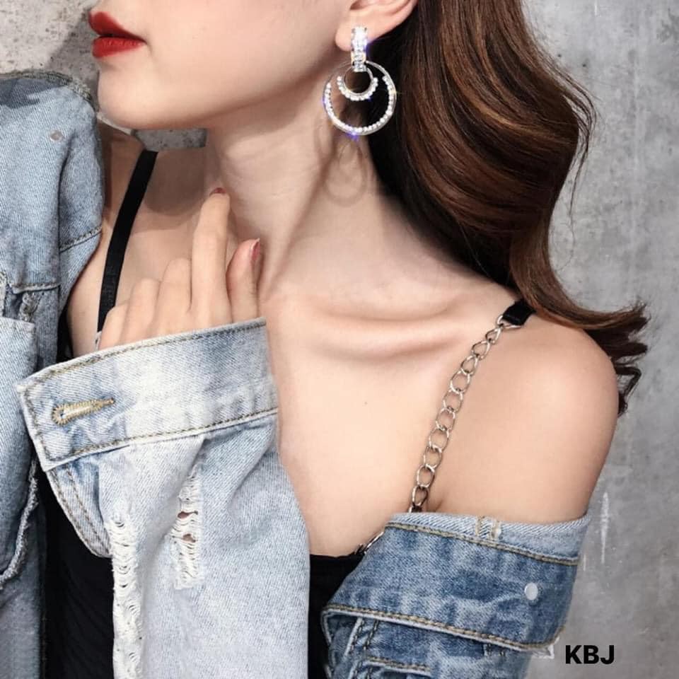 BÔNG TAI BẠC TA HÀNG HÓT SIÊU SANG CHẢNH