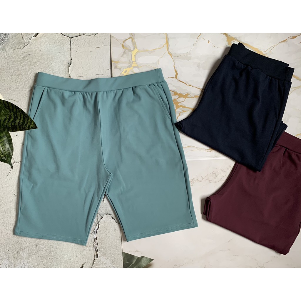 Quần short ngố nữ thun 4 chiều, mềm mịn co giản siêu tốt