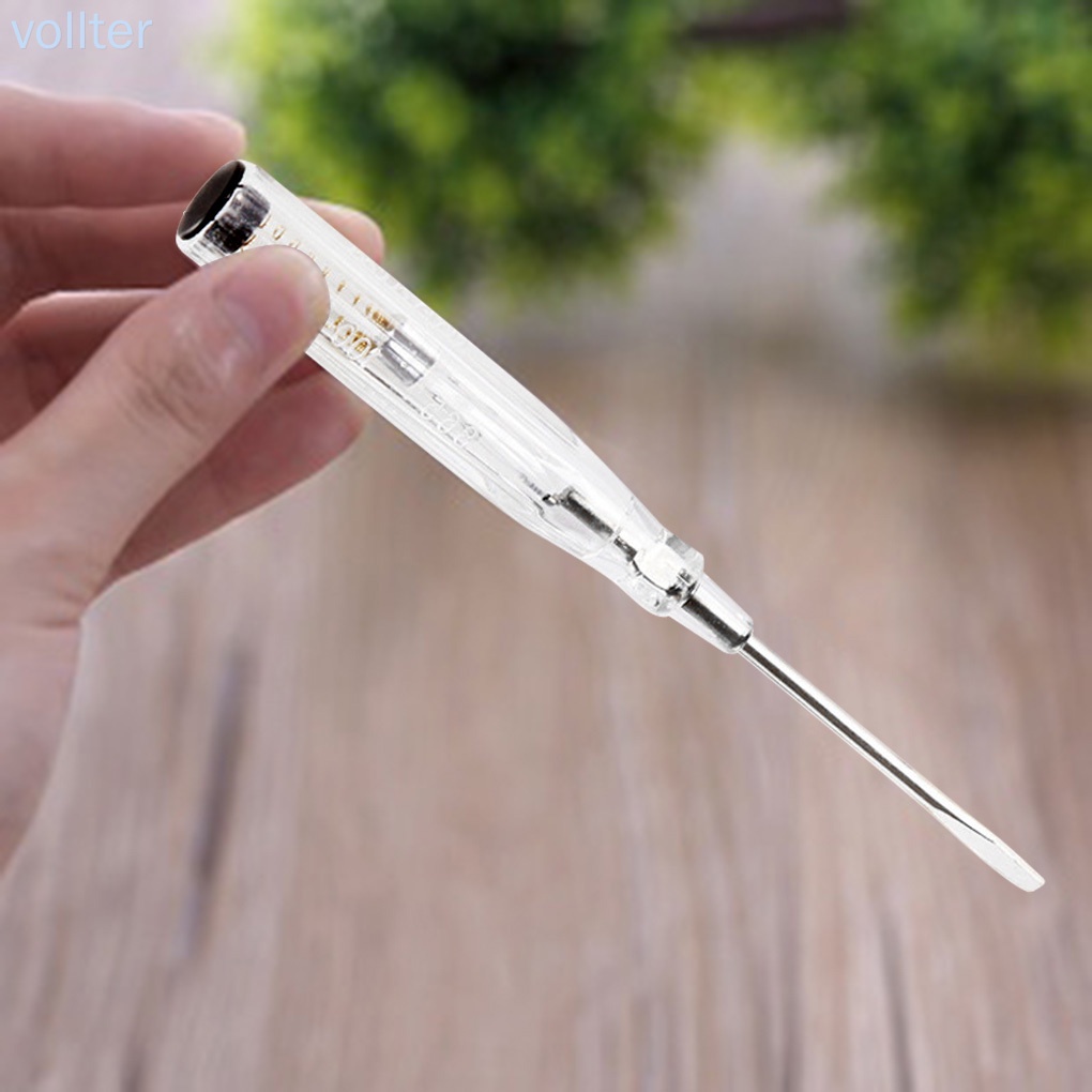 Bút thử điện vỏ nhựa trong suốt dạng tuốc nơ vít chuyên dụng