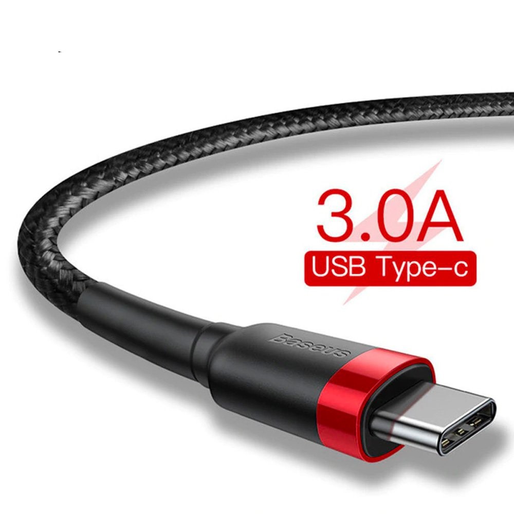 Cáp sạc Type C, cáp sạc nhanh, truyền dữ liệu tốc độ cao Baseus Cafule Type C (3A, Sạc nhanh Quick charge 3.0)8