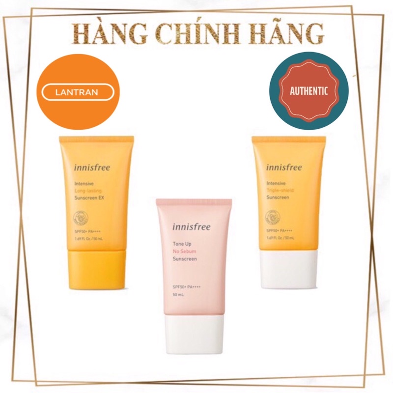 [HÓT HÈ] Kem Chống Nắng Innisfree SPF50/PA++++ 50ml