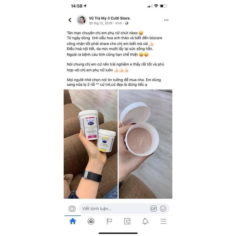 Hoa anh thảo Evening Primrose Oil Biocare 30 viên | BigBuy360 - bigbuy360.vn