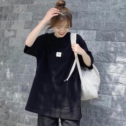 Áo thun trơn chữ G onesize nam nữ - Phông trơn cổ tròn tay lỡ nhiều màu oversize form rộng ulzzang unisex - chất đẹp