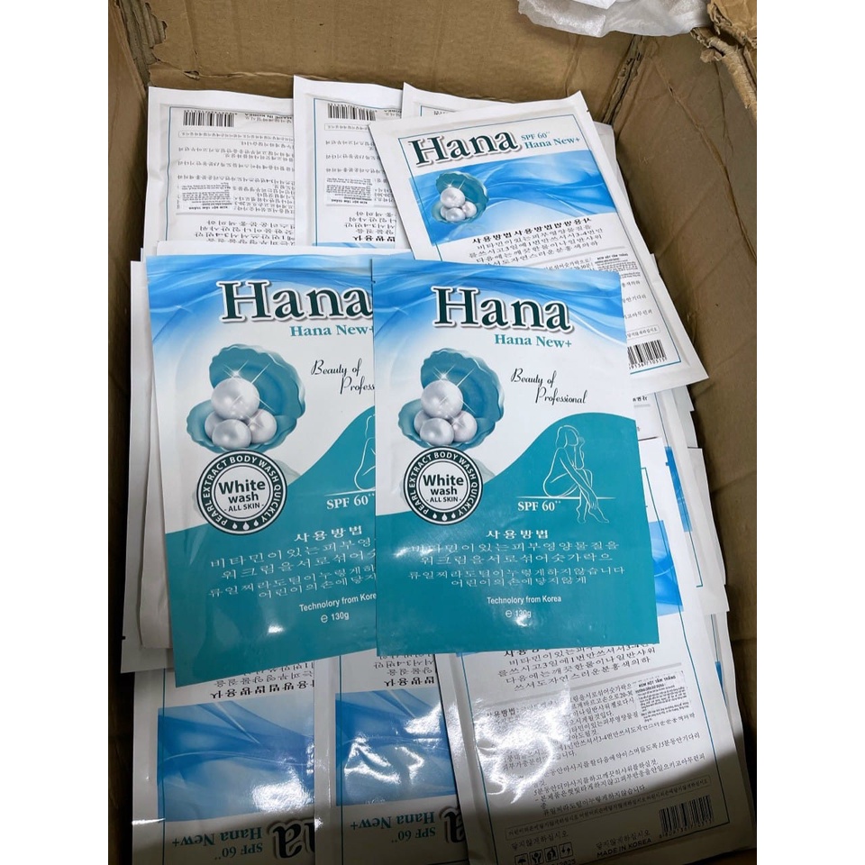 Tắm Trắng Hana SPF 60 + Hàn Quốc