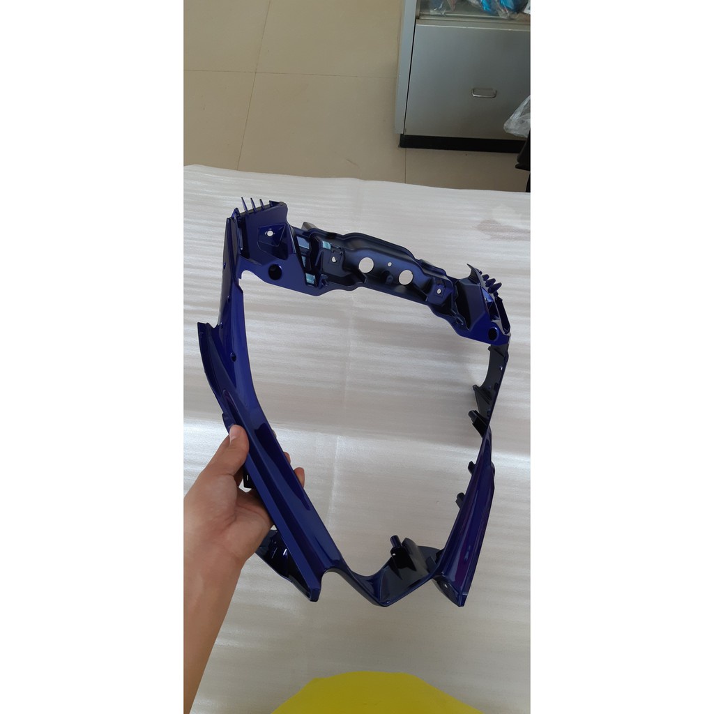 Ốp viền đèn pha xanh GP Nouvo 5 Yamaha