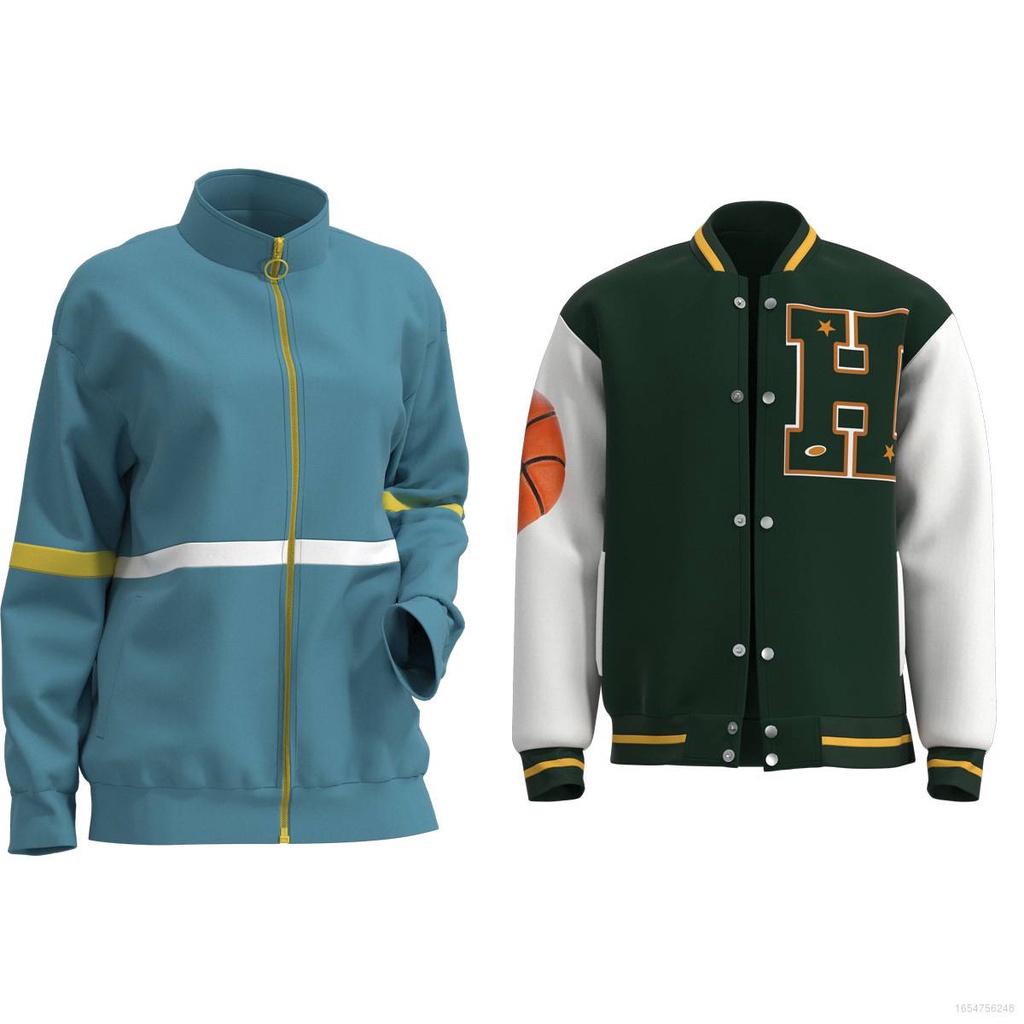 Oio Áo Khoác Bóng Chày Có Khóa Kéo Cosplay Stranger Things Season 4 Cho Halloween
