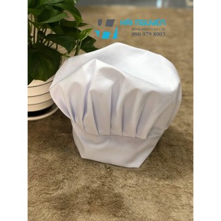 Nón bếp trưởng màu trắng