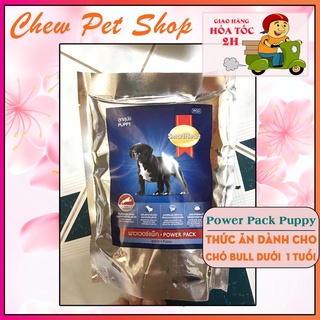 Thức ăn hạt cho chó con Bull pháp dưới 1 tuổi SmartHeart Power Pack Puppy 1Kg TÚI ZIP