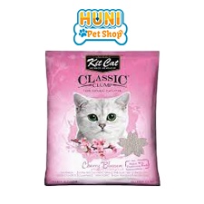 Cát vệ sinh cho mèo Kit Cat Cát mèo vón siêu nhanh - mùi táo, cà phê 10L