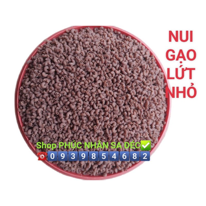 500 gram. NUI GẠO LỨT ÓNG NHỎ - GL 100% không hóa chất- món ngon- bé thích
