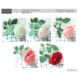 Hoa hồng giả hoa lụa đẹp cao cấp