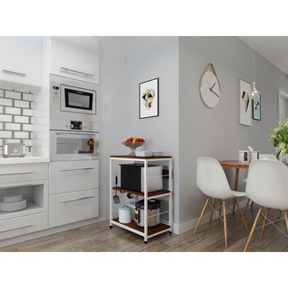 Kệ lò vi sóng, lò nướng  Khung sắt Gỗ MDF  YL173 82x60x40 cm