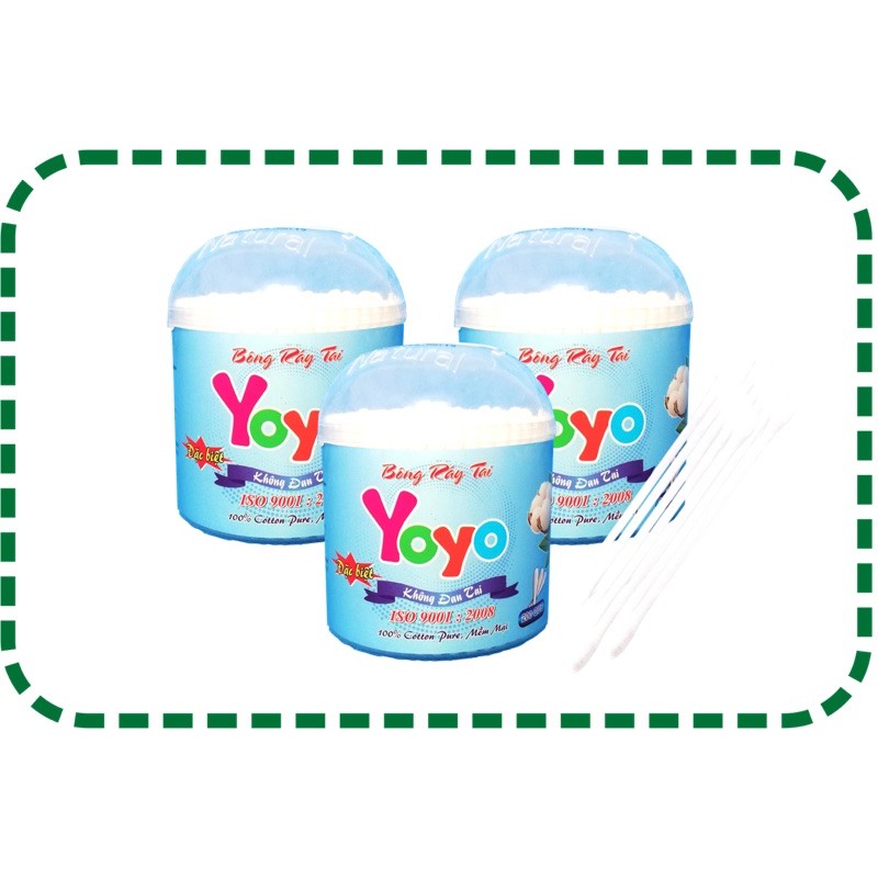 bông ráy tai cao cấp yoyo( người lớn ) 200 cây