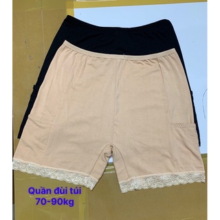 Quần mặc trong váy dạng đùi có túi bigsize