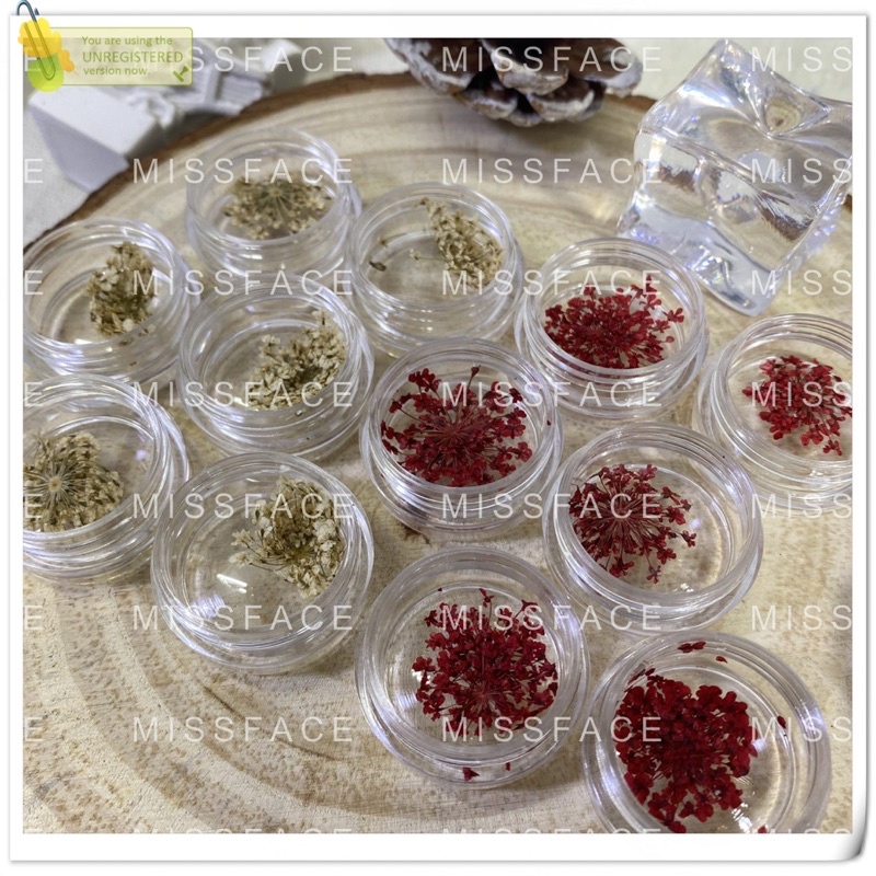 Sét hoa khô ẩn bột gel