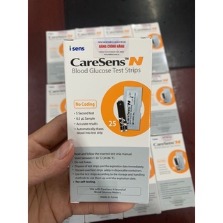 Hộp 25 que thử đường huyết caresens n