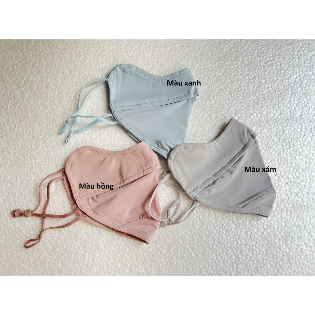 Khẩu Trang Làm Mát UPF 35/50+ Ngăn Chặn 97% Tia UV, giặt được