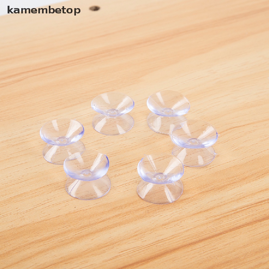 [beto] Set 10 Cốc Hút Hai Mặt Bằng Nhựa Cho Kính / Thủy Tinh