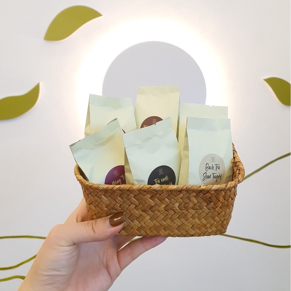 Set Trà Shan Tuyết Cổ Thụ Tây Côn Lĩnh Ẩm Shan Trà SHANLUV 6 Gói 6 Loại 8gr