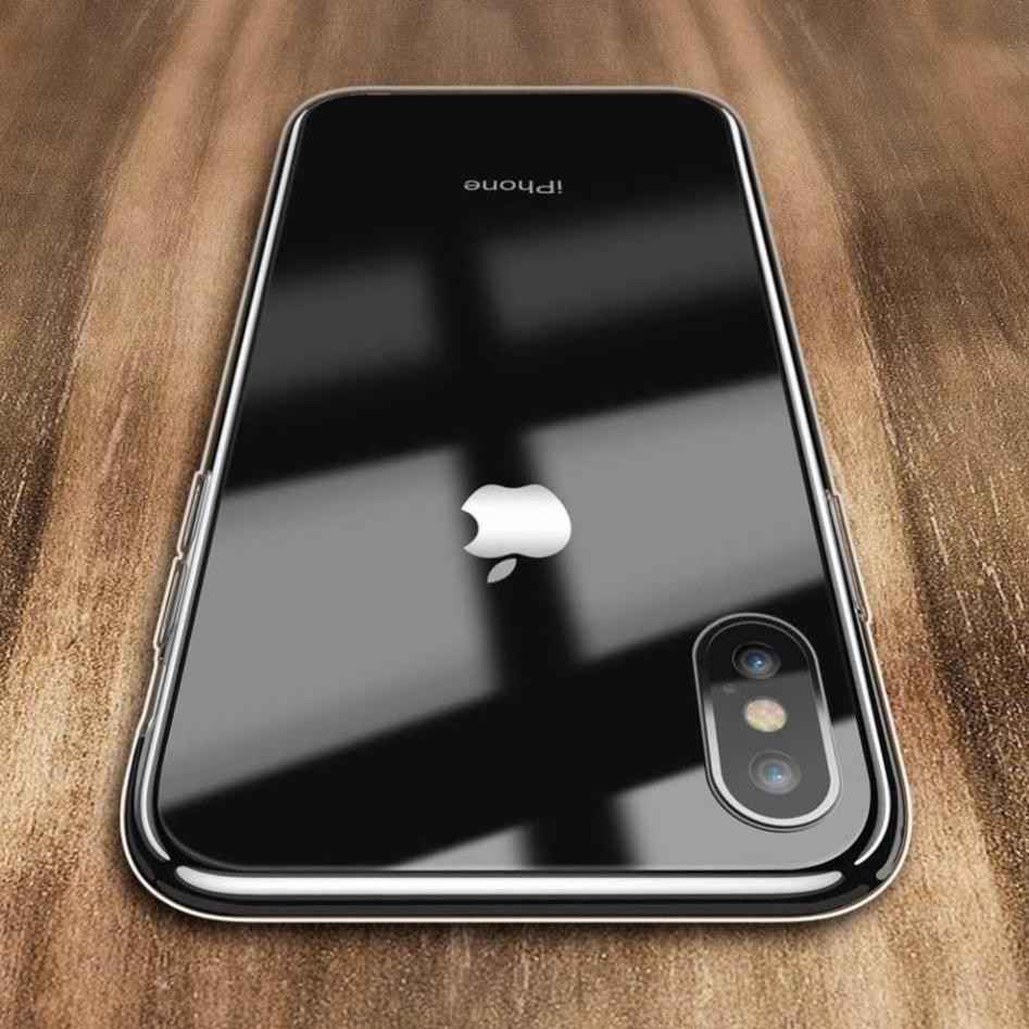 Ốp lưng trong suốt siêu mỏng dành cho iPhone 11 Pro XS MAX XR 6 6S 7 8 Plus 6P 7P 8P