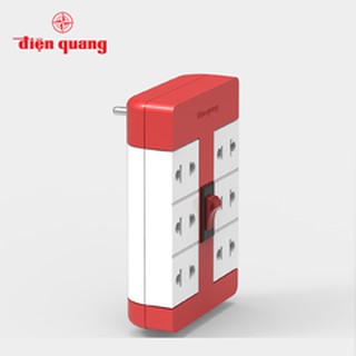 Ổ cắm xoay 90° điện quang đq esk rt 6wr